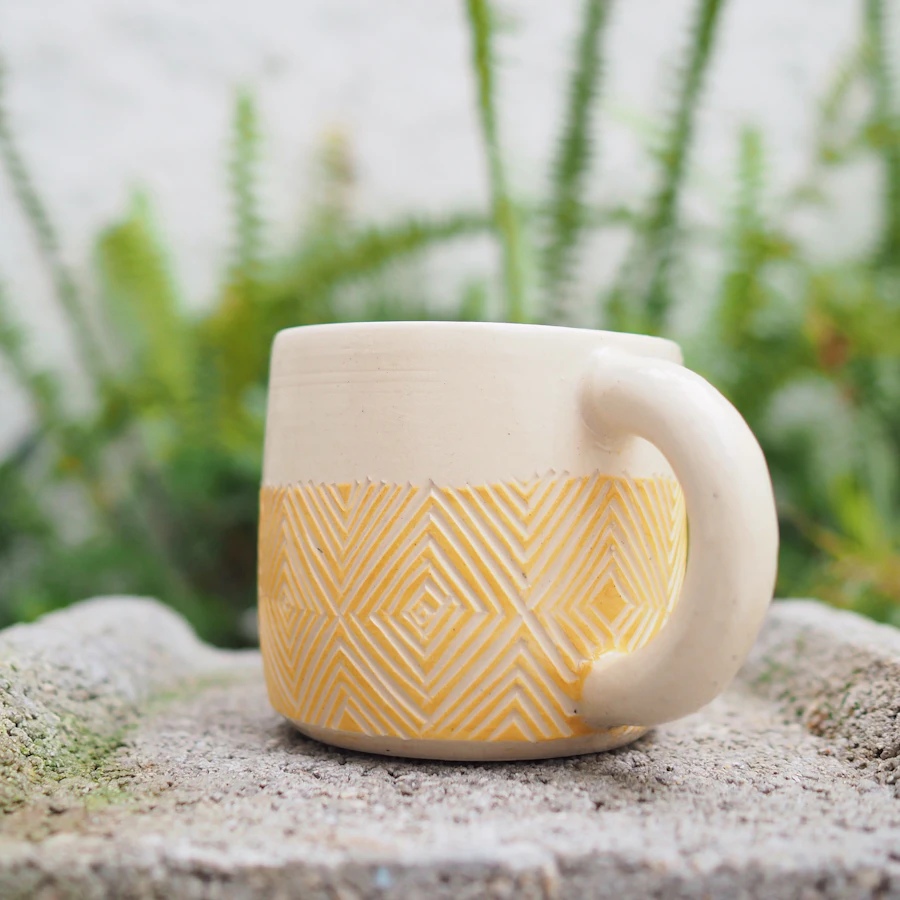 Taza de gres