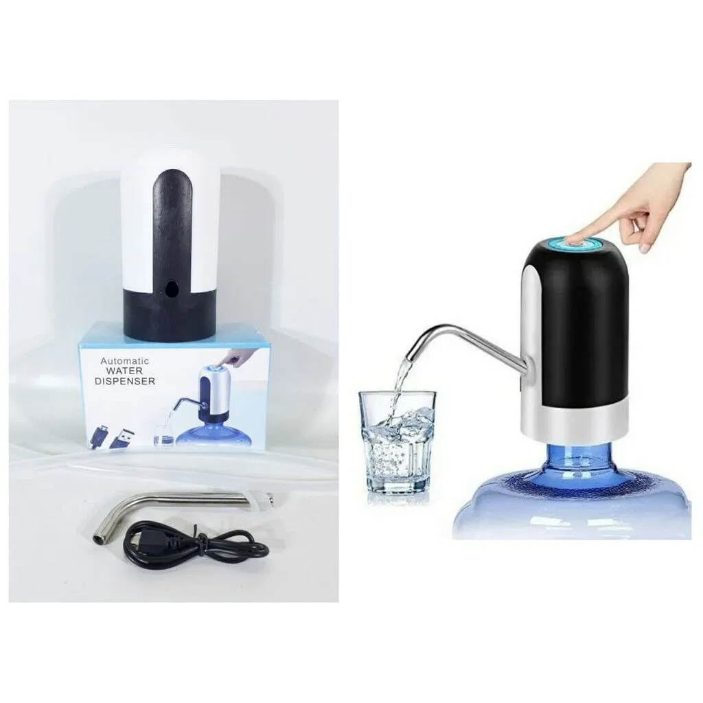DISPENSADOR DE AGUA PARA BIDON - RECARGABLE X USB 12V - DSP91086 -DSP-91086