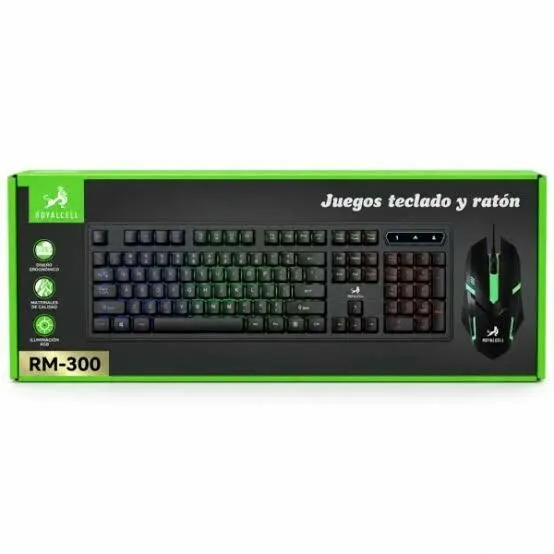TECLADO Y MOUSE GAMER ROYAL - RM300