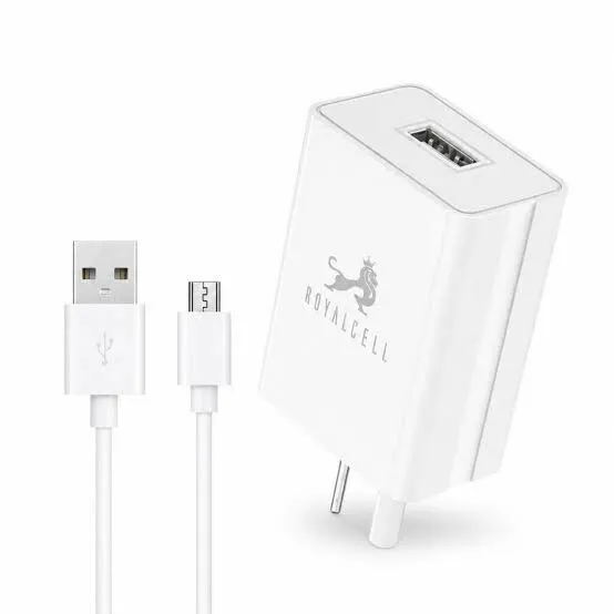 CARGADOR ROYAL - V8 - 1 USB CON CABLE - 3.4A RC5003400A