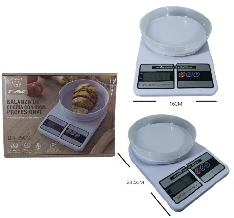 BALANZA DE COCINA CON BOWL 10 BLZ-91016 / BLZ91016