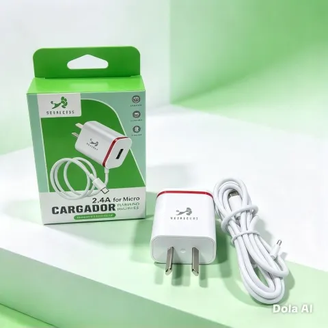 CARGADOR ROYAL - V8  - 1 USB CON CABLE - 2.4A RC5002400F