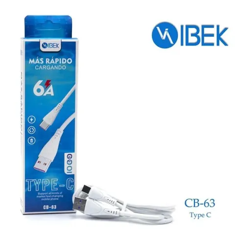 CABLE USB TC- 6A - CB63 - BLANCO