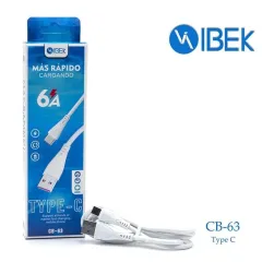 CABLE USB TC- 6A - CB63 - BLANCO