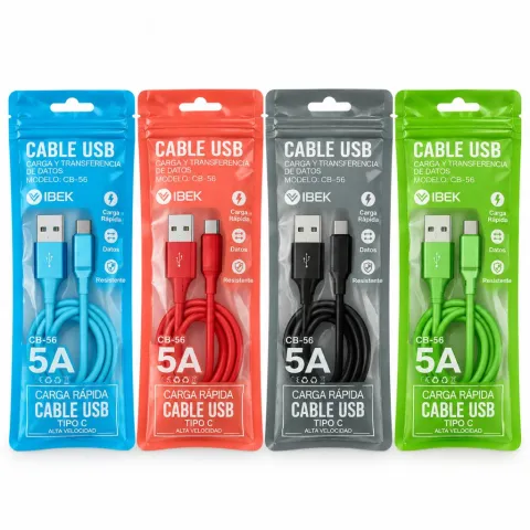 CABLE USB TIPO C - CB56 / CB-56  - IBEK