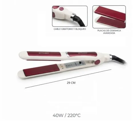 PLACHA PARA PELO 40W 220C° / HT-522 / HT522