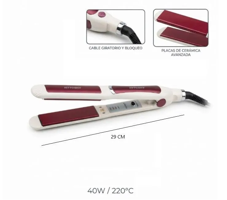 PLACHA PARA PELO 40W 220C° / HT-522 / HT522