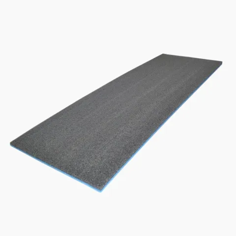 Colchoneta espuma polietileno 100 x 50 x 1cm - bicolor gris/azul