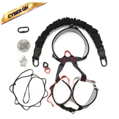Arnes y bandas tipo ''Bungee'' para entrenamiento en suspension