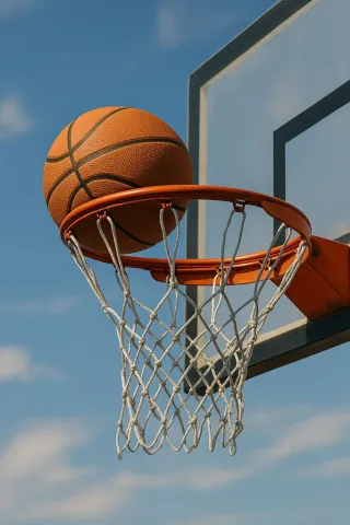 Red Basquet 9 Enganches Profesional Algodón Para Aro Basket