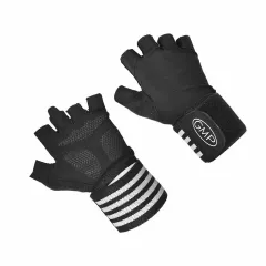 Guantes profesional para gimnasio con muñequera elastizada - TALLE L