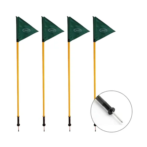 Banderin de corner 1,5m con punta jabalina (pack de 4 unidades)