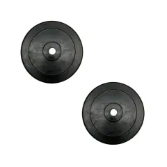 Discos Fundición Engomados 10 kg P/ Barra 30mm Pesas Gym -PAR