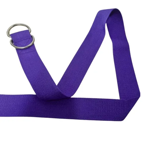 Cinturón de Yoga Strap Estiramiento c/hebilla metal reforzado 2 m X 4 cm