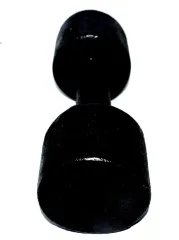 Mancuerna fundicion cilindrica negra 10 kg