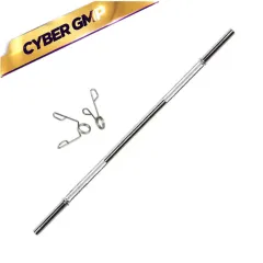 Barra con topes cromada maciza 1,50m