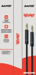 CABLE AUX 3,5 M-003 - INSTANTE - MIXOR NEGRO