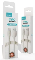 CABLE USB LIGHTNING CYRO X-100 - XAEA - BLANCO