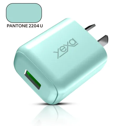 CARGADOR 220V Y-00B9 4.8A - RUSH (M430) - 1USB- YEXA - VERDE