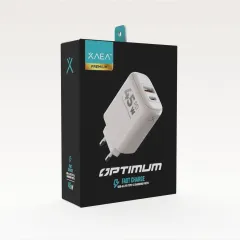 CARGADOR 220V  X-B016 OPTIMUM - 5A - 1USB + TIPO C - XAEA