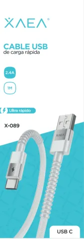 CABLE USB X-089 TIPO C - XAEA - BLANCO