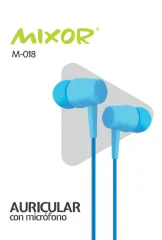 AURICULARES CON MICROFONO M-018 - MIXOR - AZUL
