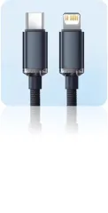CABLE TIPO C - TIPO C MODX-097 - ATHENEA - XAEA - NEGRO