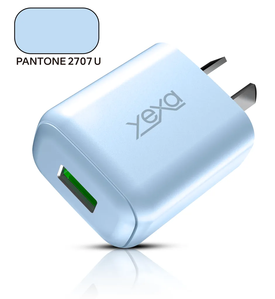 CARGADOR 220V MODY-00B9 4.8A - RUSH - 1USB - YEXA - CELESTE