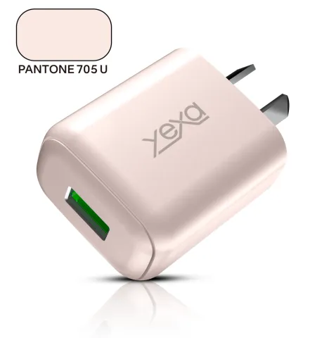 CARGADOR 220V MODY-00B9 4.8A - RUSH - 1USB - YEXA - ROSA