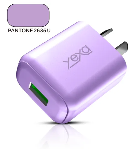 CARGADOR 220V MODY-00B9 4.8A - RUSH - 1USB - YEXA - VIOLETA
