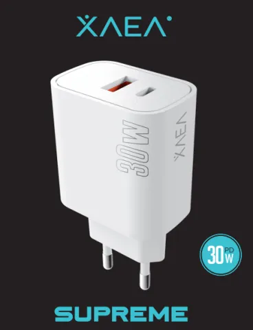 CARGADOR PD X-004  30W - SUPREME  XAEA BLANCO