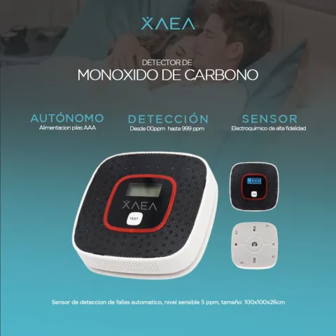 ALARMA DE MONOXIDO DE CARBONO XAEA - ART 616