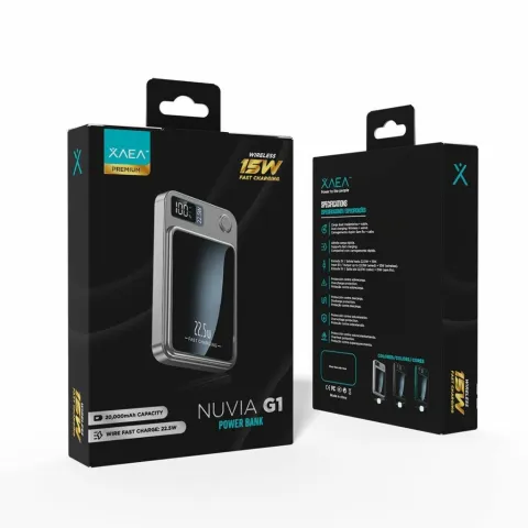 POWER BANK INALAMBRICO NUVIA G1 MODX-000K - XAEA - VIOLETA
