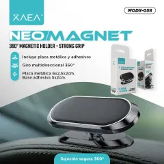 HOLDER MAGNETICO MULTIDIRECCIONAL MODX-058 NEO MAGNET - XAEA - NEGRO - KIT X 300