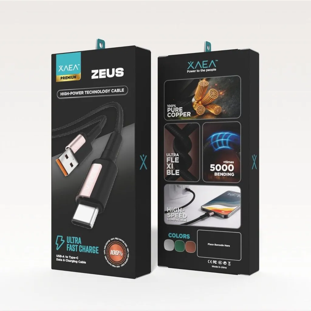 CABLE ZEUS TIPO USB-TIPO C MODX-00ME - XAEA - KIT X 200