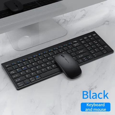 KIT TECLADO Y RATÓN INALÁMBRICO BT+2.4G MODX-013I - XAEA - NEGRO