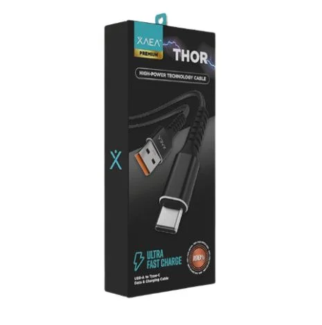 CABLE USB MODX-026 THOR TIPO C - XAEA - NEGRO
