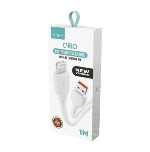 CABLE USB LIGHTNING CYRO MODX-100 - XAEA - BLANCO