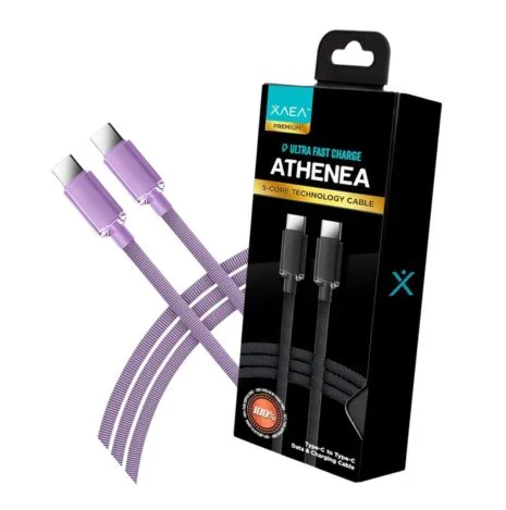 CABLE TIPO C - TIPO C MODX-097 - ATHENEA - XAEA - LILA