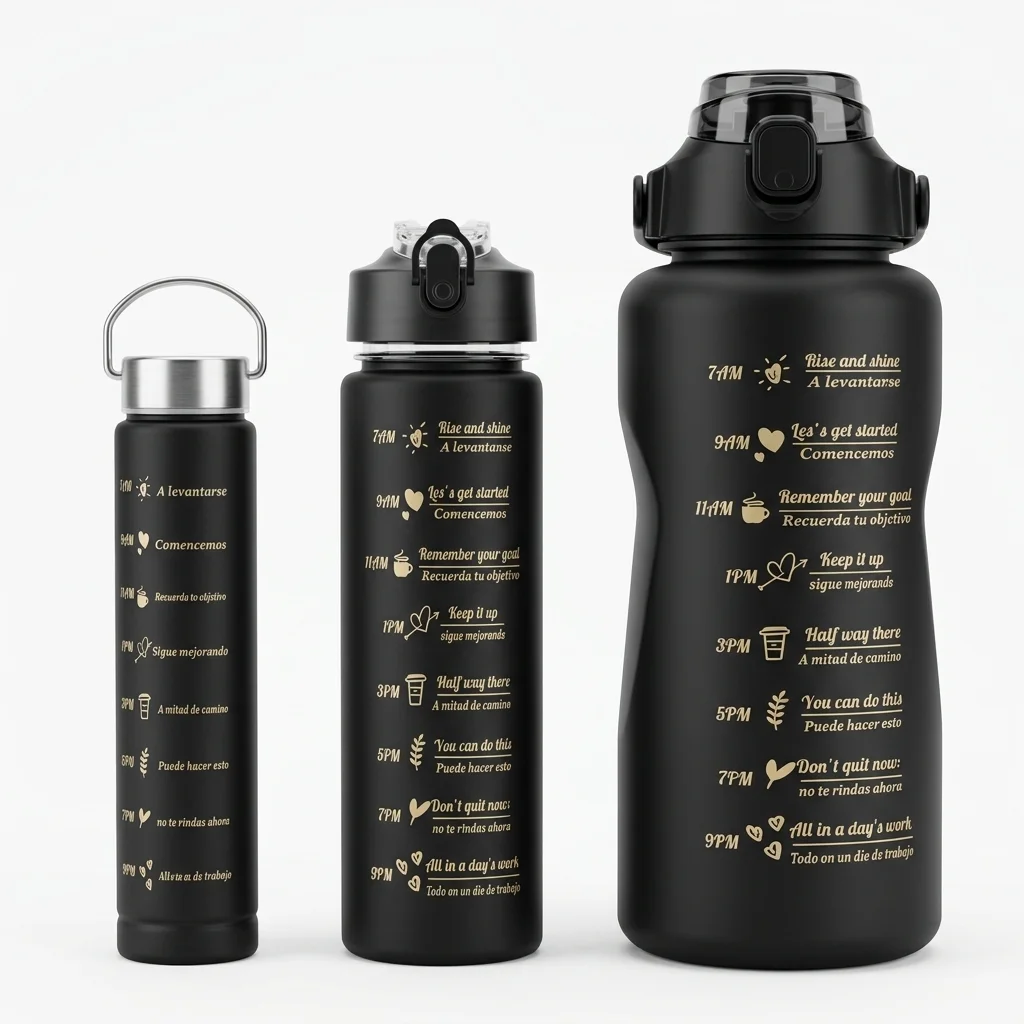 BOTELLA SET X 3 MODX 233 - XAEA - NEGRO