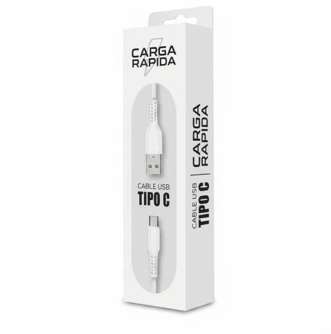 CABLE USB TIPO C MODV-00CF - VARIOS - BLANCO