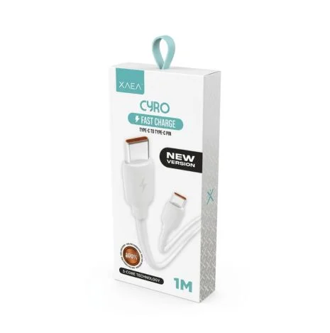 CABLE CYRO TIPO C-TIPO C MODX-00JB - XAEA - BLANCO