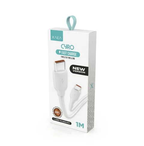 CABLE CYRO TIPO C-TIPO C MODX-00JB - XAEA - BLANCO
