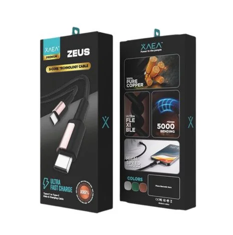 CABLE ZEUS TIPO C-TIPO C MODX-00MC - XAEA