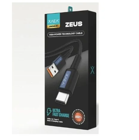 CABLE ZEUS TIPO USB-TIPO C MODX-00ME - XAEA - AZUL METAL
