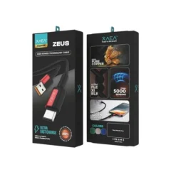 CABLE ZEUS TIPO USB-TIPO C MODX-00ME - XAEA - ROJO