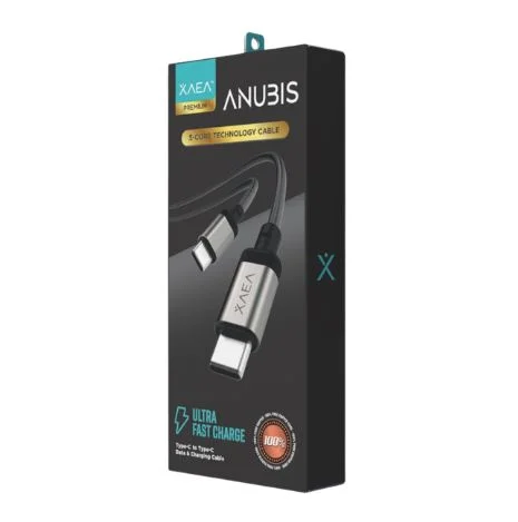 CABLE ANUBIS TIPO C-C MODX-00J1 - XAEA - NEGRO