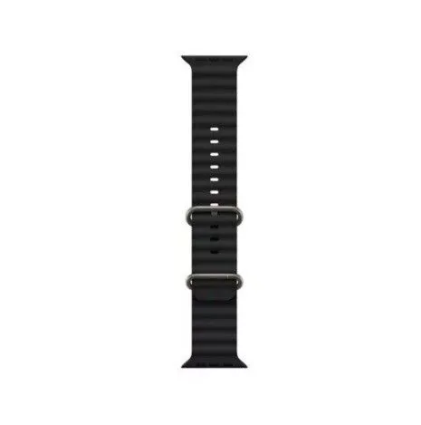 MALLA RELOJ MODS-754 SILICONA CORRUGADA 38 - ST - NEGRO