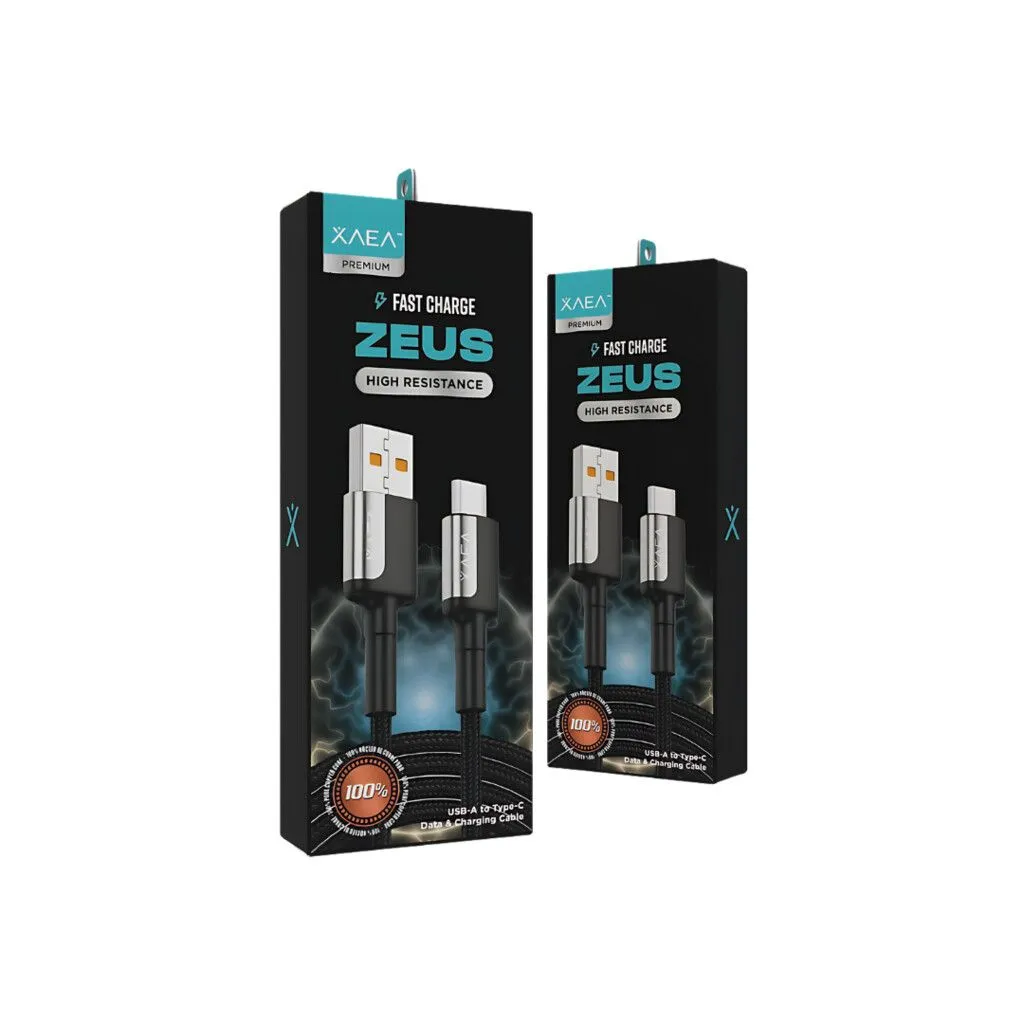 CABLE USB TIPO C MODX-103 - ZEUS - XAEA - PLATEADO