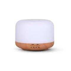 HUMIDIFICADOR RGB 500 ML MODV-0009 - VARIOS - BASE MADERA